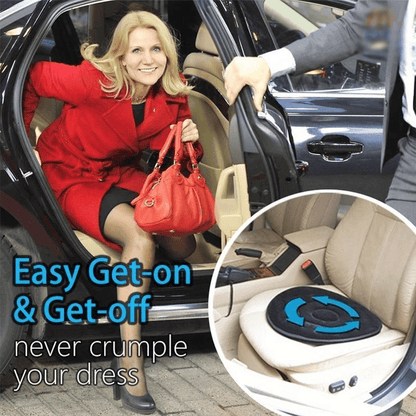 🥳2026 HOT SALE🥳💞50K+ SOLD!✨ 💝360° Rotating Seat Cushion – Effortless Swivel, Hip & Back Relief for Car, Office & Home 🚗🪑