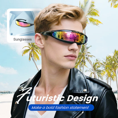 🎁New arrival 60% OFF💥Lightweight Futuristic Shield Sunglasses