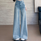 🎁2026 New Arrivals 50% OFF💥Women's Rhinestone-Embellished Wide-Leg Jeans