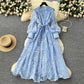 🎁New arrival 53% OFF💥Vintage Embroidered Lantern Sleeve Dress