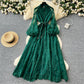 🎁New arrival 53% OFF💥Vintage Embroidered Lantern Sleeve Dress