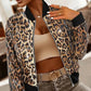 🎁New arrival 58% OFF💥Women's Sequin Leopard Print Jacket