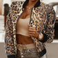 🎁New arrival 58% OFF💥Women's Sequin Leopard Print Jacket