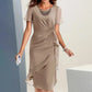 🎁New arrival 50% OFF💥Elegant Fashion Solid Color Dress