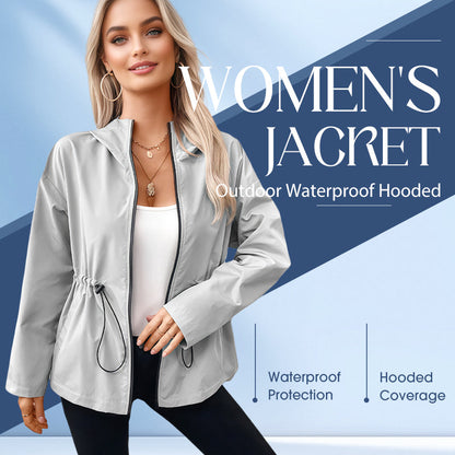 🎁New arrival 50% OFF💥Women's Outdoor Waterproof Hooded Jacket