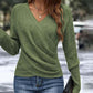 🎁New arrival 50% OFF💥Women's Elegant Casual V-Neck Knit Top