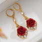 🌹 50% OFF NOW! ✨ Elegant Red Rose Drop Earrings – Romantic Design, High-Quality Finish & Perfect Gift 💝