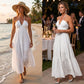 🎁New arrival 50% OFF💥Halter Neck Backless Tiered Maxi Dress