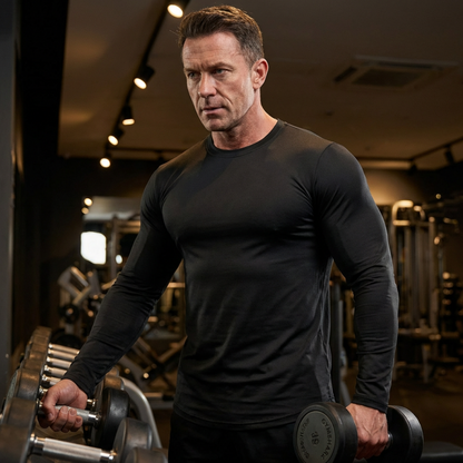 🎁New arrival 50% OFF💥Men's Long Sleeve Quick-Dry Athletic Shirts