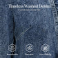 🧥 2026 New Arrivals 50% OFF🌸 Women's Denim Jacket with Ruffles & Open Front – Lightweight & Feminine – Versatile & Chic 👗