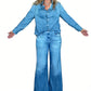 🎁New arrival 50% OFF💥Women’s Faux Denim Pajama 2-Piece Set