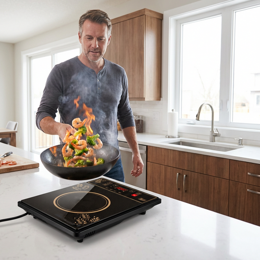 📢📢53% OFF !!!⏰High-Power 2200W Induction Cooker