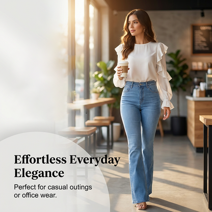 🎁New arrival 50% OFF💥Women's High-Waist Stretch Flare Jeans