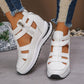 🎁New Arrival 47% OFF💥Women's Fashion Breathable Wedge Sandals with Side Zipper Closure