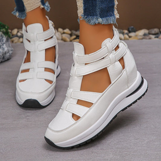 🎁New Arrival 47% OFF💥Women's Fashion Breathable Wedge Sandals with Side Zipper Closure