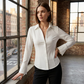 🎁New arrival 50% OFF💥Women’s Structured Waist Button-Down Shirt