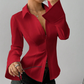 🎁New arrival 50% OFF💥Women’s Structured Waist Button-Down Shirt
