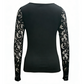 🎁New arrival 52% OFF💥 Women's Sexy Cutout Lace Sleeve Top – Romantic Lace, Edgy Cutout & Versatile Style 🌸