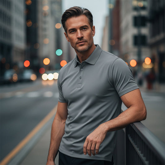 🎁New arrival 50% OFF💥Men's Quick-Dry Short-Sleeve Lapel T-Shirt