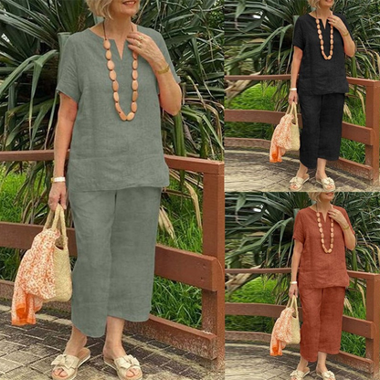🎁New arrival 50% OFF💥Women's Casual Top & Pants 2-Piece Set