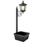 💗LAST DAY SALE 50% OFF⚡ Outdoor Solar Garden Light with Planter Base – Vintage Warm Glow, All-Weather Iron Design & Dual Function 🌸🌙