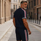 🎁New arrival 57% OFF💥Men's Quarter-Zip Shirt & Shorts Set