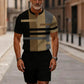 🎁New arrival 57% OFF💥Men's Quarter-Zip Shirt & Shorts Set