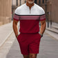 🎁New arrival 57% OFF💥Men's Quarter-Zip Shirt & Shorts Set