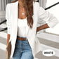 🎁New arrival 50% OFF💥Elegant Soft Solid Color Lapel Buttons Jacket