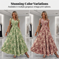 👗 New Arrival 56% OFF🦋Women's V-Neck Floral Smocked Maxi Dress – Elegant, Bohemian, Lightweight