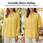 🎁New arrival 50% OFF💥Women's Plus Size Henley V Neck Shirt