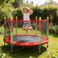 💗LAST DAY SALE 50% OFF⚡4.6ft Kids' Trampoline with Safety Enclosure Net