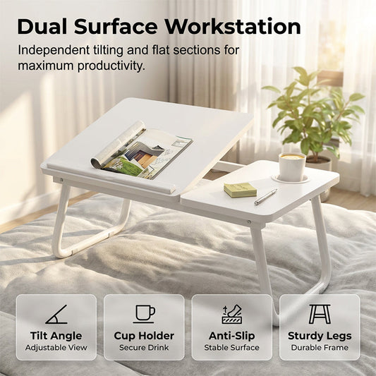 📢📢53% OFF !!!⏰Foldable Lap Desk with Cup Holder