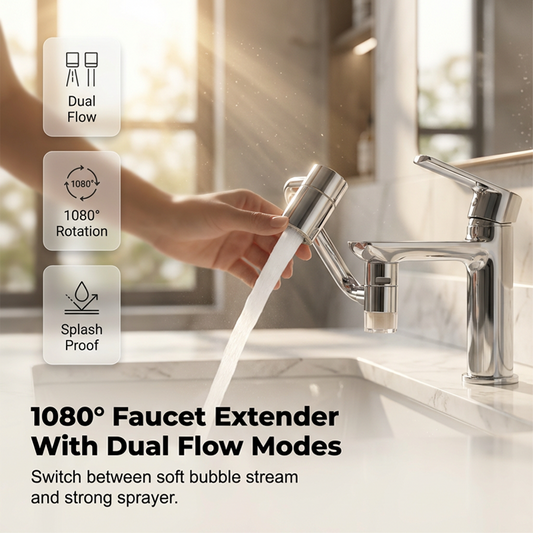 🔥 Hot Sale 50% OFF 🔥1080 Rotating Sink Faucet Extender with Filter