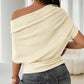 🎁New Arrival 50% OFF💥Women's Asymmetrical Off-Shoulder Batwing Sleeve Top