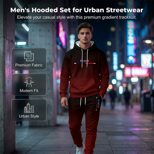 🎁New Arrival 50% OFF💥Men's Gradient Tracksuit Set - Hoodie and Sweatpants