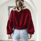 🎁New arrival 50% OFF💥 Women's Cropped Corduroy Jacket with Balloon Sleeves