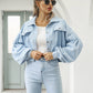 🎁New arrival 50% OFF💥 Women's Cropped Corduroy Jacket with Balloon Sleeves