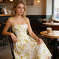 👗 New Arrival 50% OFF 🌸 Women's Floral Print Tie-Strap Midi Dress – Flattering Fit, Lightweight & Perfect for Spring & Summer ☀️