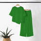 👗New arrival 47% OFF!🥰Women's Irregular Hem Top & Wide Leg Pants Two-Piece Set