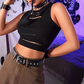 🎁New Arrival 50% OFF💥Women's Cutout Sleeveless Crop Tank Top