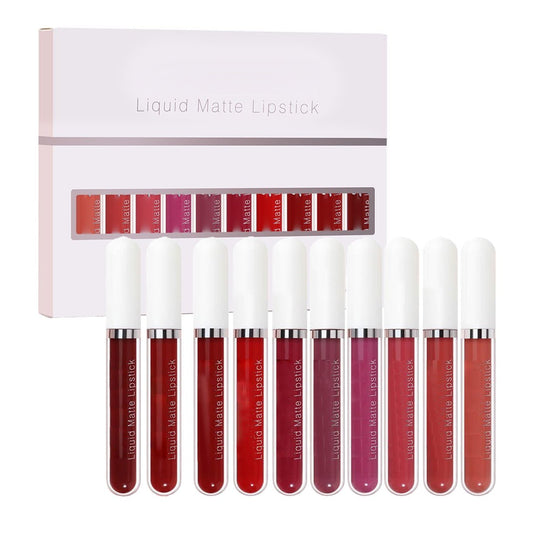 📢📢53% OFF !!!⏰18 Pcs Matte Waterproof  Long Lasting Lip Gloss