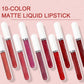 📢📢53% OFF !!!⏰18 Pcs Matte Waterproof  Long Lasting Lip Gloss