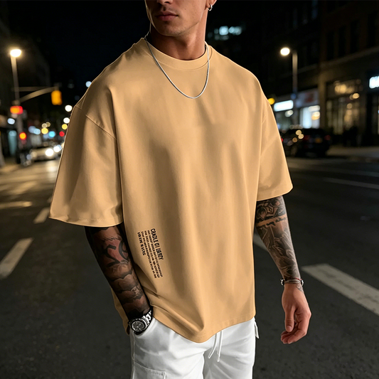 🥳SUMMER HOT SALE🥳💞50K+ SOLD!💥50% OFF! 🔥Urban Cotton Blend Tee – From Day to Night 🌞🌙【Flash Sale】