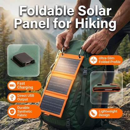 🥳2026 HOT SALE🥳💞50% OFF!✨ 💝Portable Solar Panel with USB Charging