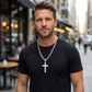 🎉BUY 2 GET 1 FREE🎁Men's Stainless Steel Cross Pendant Necklace