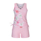 🏊‍♀️50% OFF NOW! 👙 Women's Printed Two-Piece Tankini Swimsuit – Adjustable Ruched Sides, Full Coverage & Stylish Criss-Cross Neckline ✨