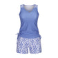 🏊‍♀️50% OFF NOW! 👙 Women's Printed Two-Piece Tankini Swimsuit – Adjustable Ruched Sides, Full Coverage & Stylish Criss-Cross Neckline ✨