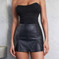 🎁New Arrival 50% OFF💥Women's High-Waisted PU Leather Skort