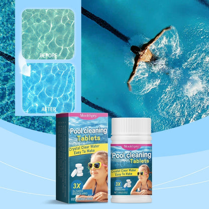 🏊‍♂️ 2026 HOT SALE🥳Pool Cleaning Tablets for Crystal Clear Water – Drop, Dissolve, Dive In! 🌊✨